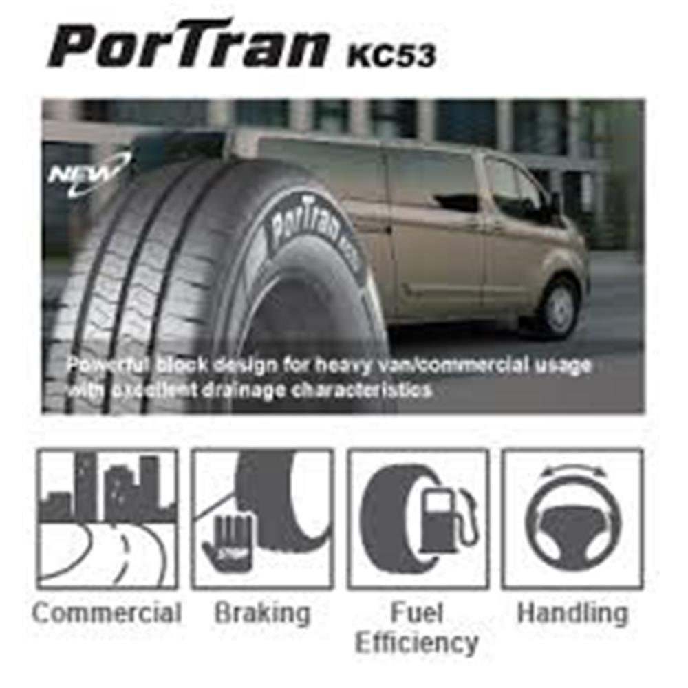 Kumho,PorTran KC53,کومهو,ون,لاستیک