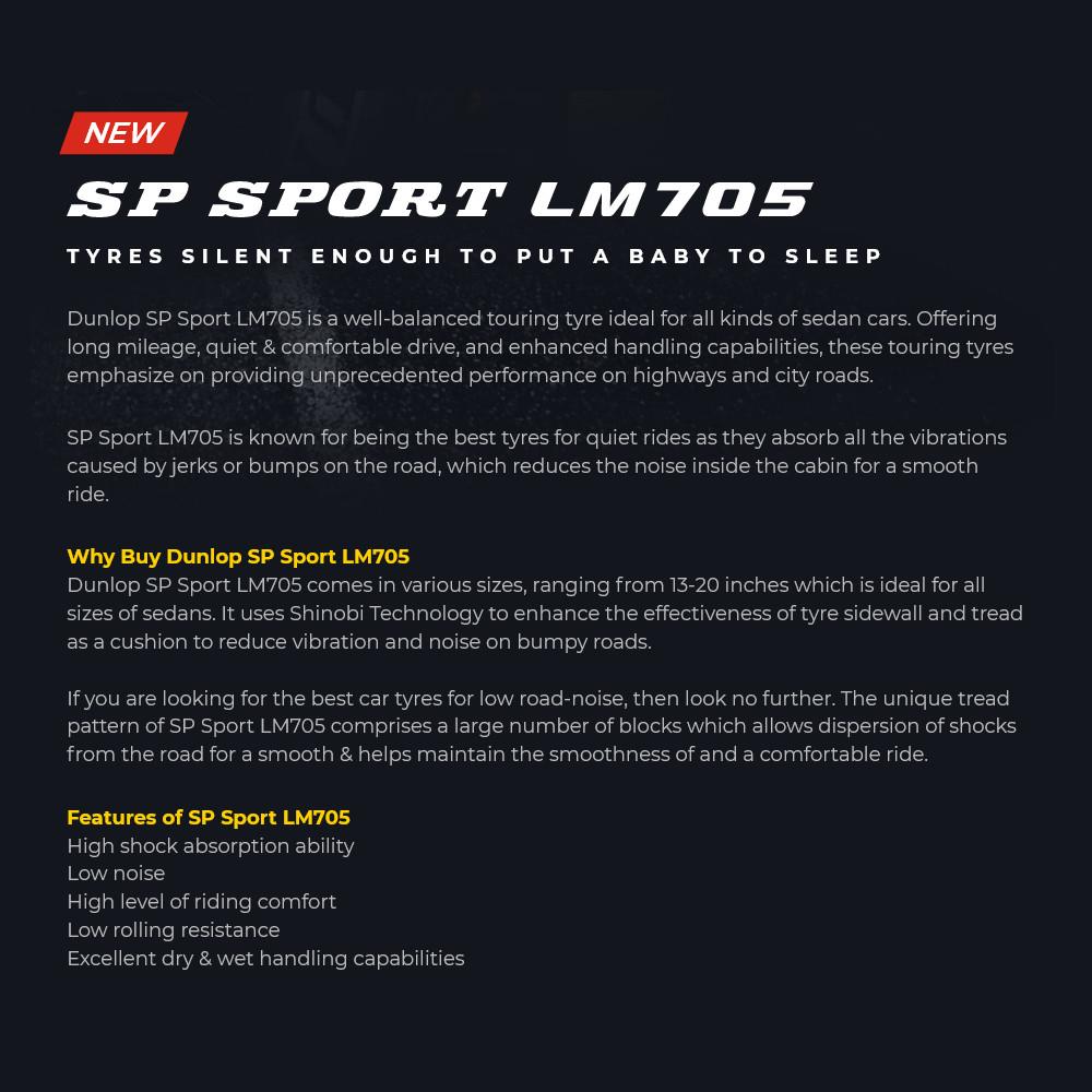 Dunlop,SP Sport LM705,دانلوپ,سدان,لاستیک