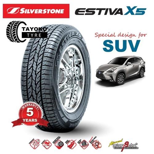 Silverstone,ESTIVA X5,سیلورستون,شاسی بلند SUV,لاستیک